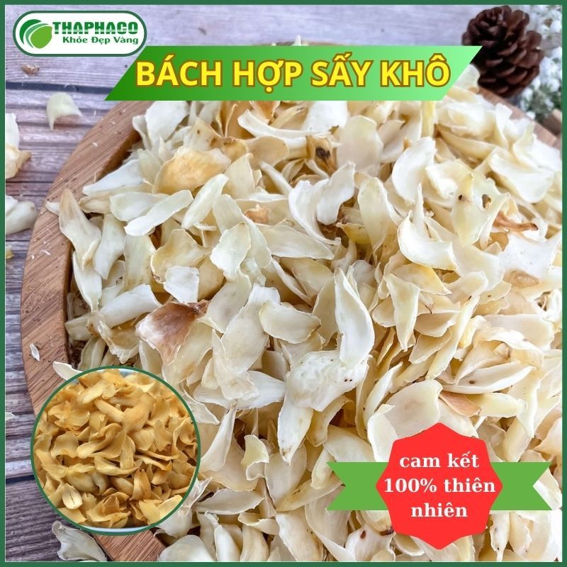 [Túi 500gram] Bách Hợp Khô Sấy Nhiệt - Tốt Cho Sức Khỏe - Thaphaco