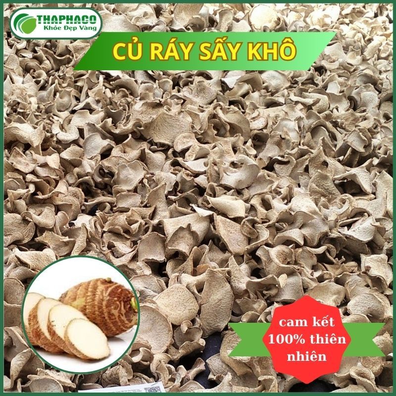 Củ ráy núi - bạc hà núi sấy khô - loại 1kg - hỗ trợ cải thiện sức khỏe xương khớp - hàng công ty giá tốt THAPHACO