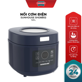 Nồi cơm điện tử Sunhouse 1 lít SHD8802 chính hãng 100% Trưng bày mới 98-99%-Bảo hành 12 tháng