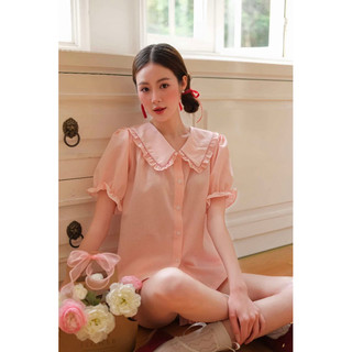 𝗛𝗮̀𝗻𝗴 𝗰𝗵𝗶́𝗻𝗵 𝗵𝗮̃𝗻𝗴 Bộ đồ ngủ mặc nhà pyjama BAMBI chất liệu kate nhăn tiểu thư - ON WORKSHOP