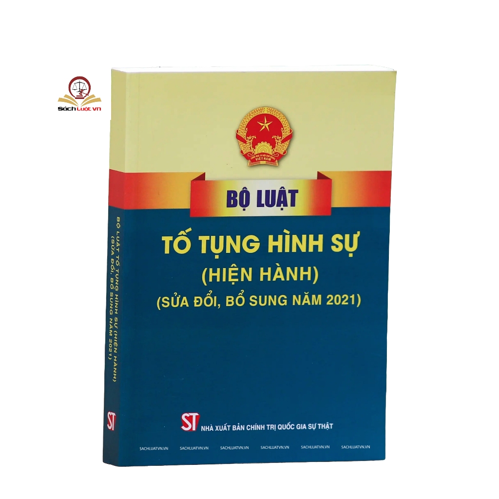 Ảnh Sách - Bộ Luật Tố Tụng Hình Sự 1