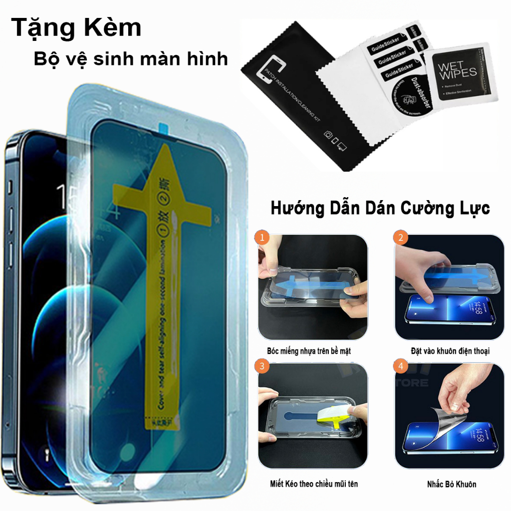 Cường lực iPhone tự dán chống nhìn trộm ip 15 Pro max 16Pro 17 Pro max 14 pro max 15plus 11 12pro 13 pr 7 8 plus x xr xs