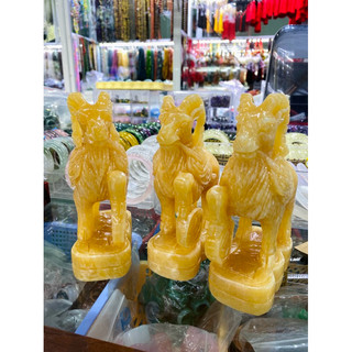 Tượng Dê Đá Hoàng Long 15cm Decor Trang Trí Nhà - Decor Phòng - Phong Thuỷ