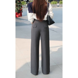 Quần Ống Suông Nữ Cạp To Eo Cao, Chất Tuýt sy Cao Cấp - Miolady QA001