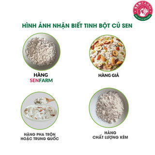 TINH BỘT CỦ SEN Mix hạt dinh dưỡng Senfarm - Ngủ ngon, dưỡng nhan, đẹp da
