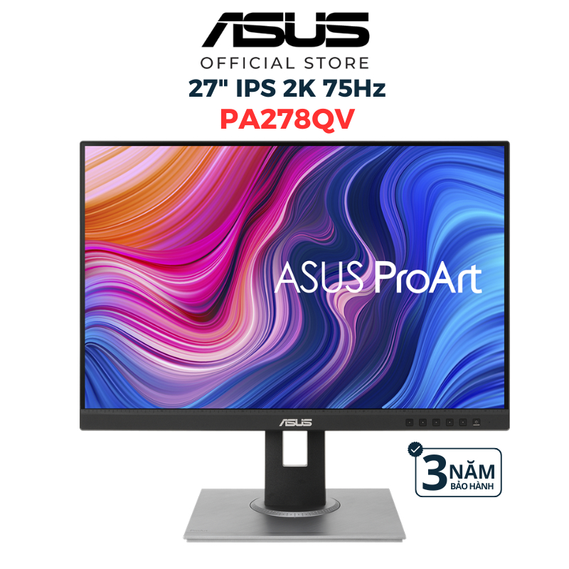 Ảnh Màn Hình Chuyên Đồ Họa ASUS ProArt PA278QV 27" 2K IPS 100% sRGB 100% Rec. 709 BẢO HÀNH 36 THÁNG 1