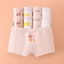 Set 4 quần chip bé gái, quần lót trẻ em cotton cao cấp loại A đáy lót thông hơi kháng khuẩn Mèo xinh