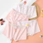 Set 4 quần chip bé gái, quần lót trẻ em cotton cao cấp loại A đáy lót thông hơi kháng khuẩn Mèo xinh