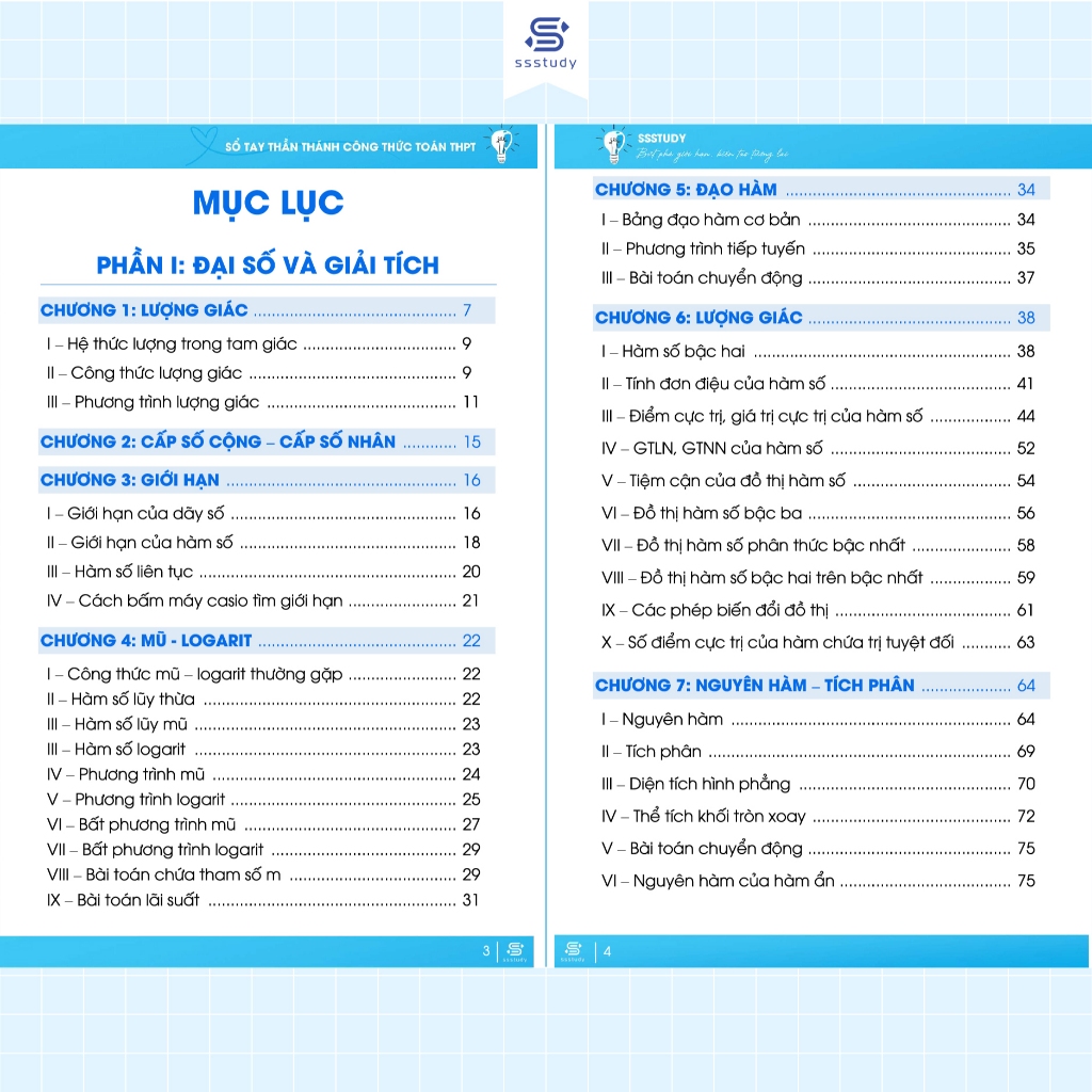 Ảnh Sổ Tay Thần Thánh Công Thức Toán THPT 2025 - Biên soạn bởi thầy Nguyễn Tiến Đạt 1