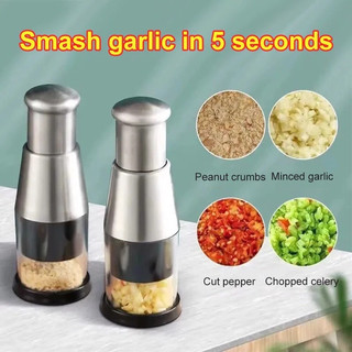 Dụng Cụ Băm Tỏi, Ớt, Hành Bằng Inox 304 Bền Bỉ - Dụng Cụ Nhà Bếp Dã Tỏi , Nghiền Ớt , Hành Bằng Tay Tiện Lợi Khi Nấu Ăn