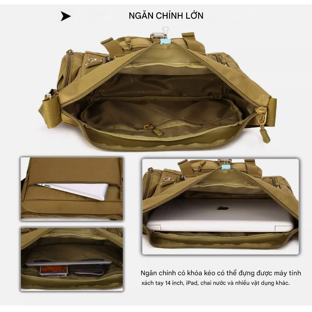 Cặp đeo vai chiến thuật COMMAN_Tactical Messenger Bag