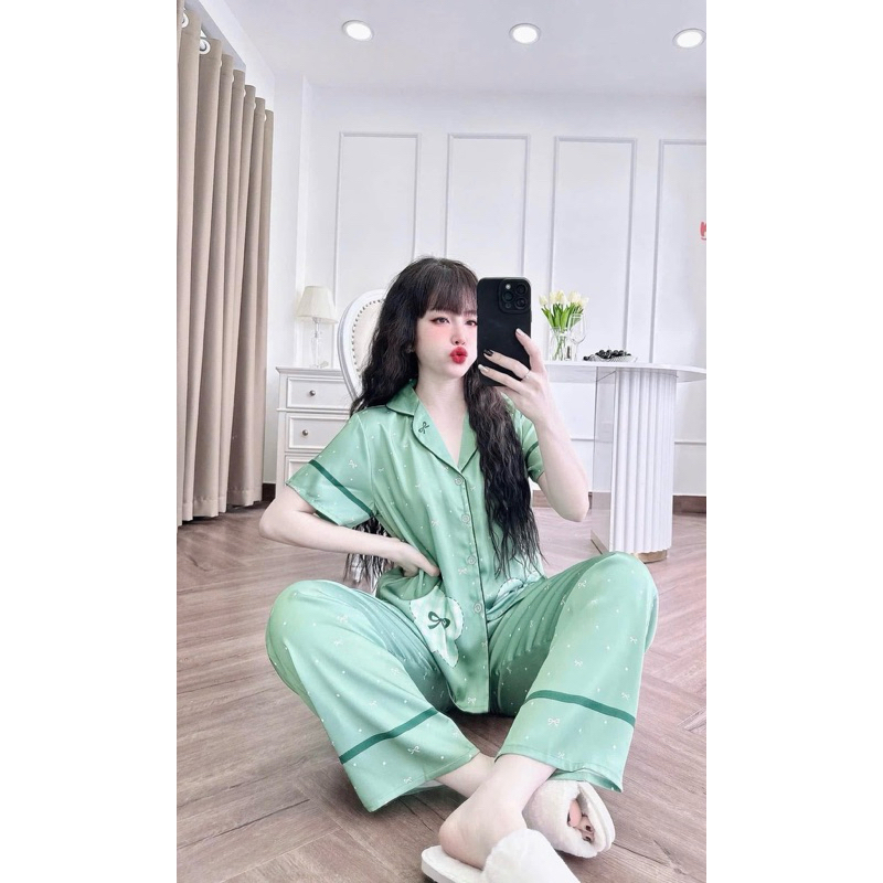 Xước nơ xanh nhỏ TN