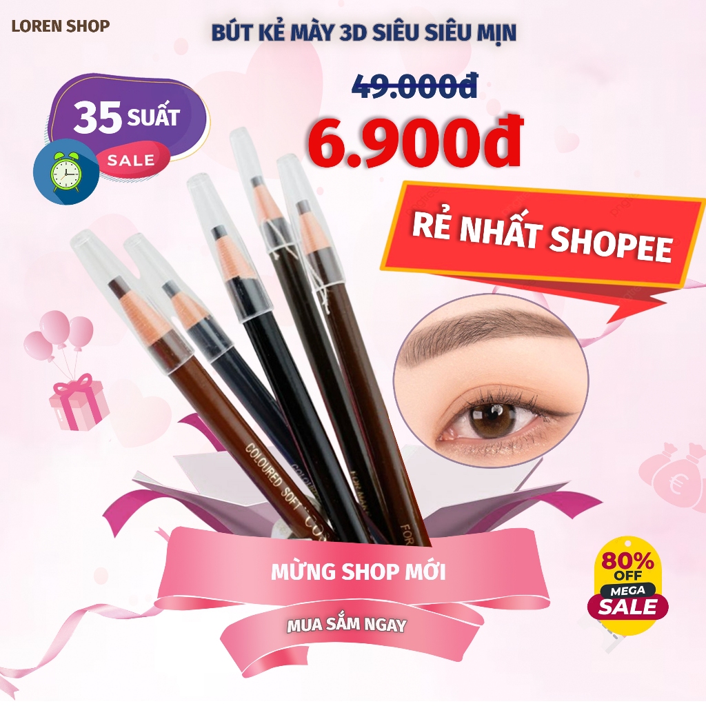 [ TOP 1 RẺ ] - Chì kẻ mày SUAKE 3g chống nước lâu trôi