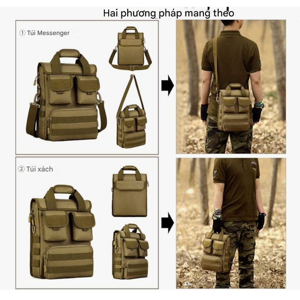 Túi xách_cặp đeo chiến thuật COMMAN_Tactical Briefcase