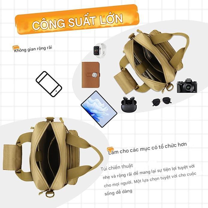 Túi đeo_cặp đeo chiến thuật COMMAN_Tactical Messenger Bag