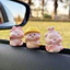 Mô hình heo giả đá loại bóng ko hộp mini dễ thương tiểu cảnh, bày bàn làm việc, bàn học, taplo ô tô, đỉnh màn hình