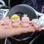 Mô hình heo giả đá loại bóng ko hộp mini dễ thương tiểu cảnh, bày bàn làm việc, bàn học, taplo ô tô, đỉnh màn hình