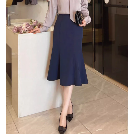 S-5xl Chân váy đuôi cá 7 mảnh có Bigsize/ Chân váy đuôi cá công sở thanh lịch