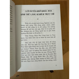 Sách - Kinh Thủ Lăng Nghiêm Trực Chỉ Trọn bộ