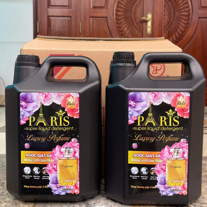 SỈ COMBO 2CAN (or 2TÚI ) NƯỚC GIẶT PARIS HƯƠNG HOA PHÁP, AN TOÀN CHO DA,LÀM SẠCH NHANH