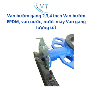 Van bướm gang 2,3,4 inch Van bướm EPDM, van nước, nước máy Van gang lượng tốt DN125 - DN250