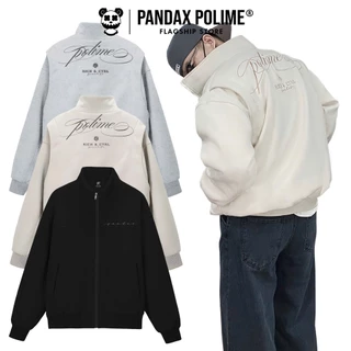 Varsity bomber jacket nam nữ áo khoác dạ local brand form rộng bóng chày cặp đôi unisex oversize dày dặn Pandax Polime