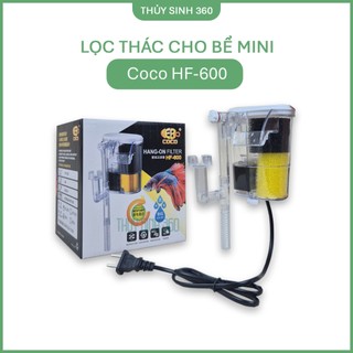 Lọc Thác Mini Coco HF-600 - Có Lọc Váng - Dùng Cho Bể Mini