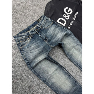 quần bò dài nam màu xanh trơn điểm nhấn tag gương đẹp vải jean dày mềm co giãn nhẹ phom dáng chuẩn siêu cấp quảng chau