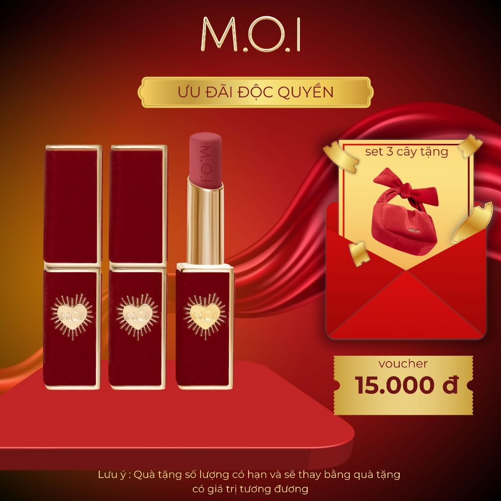 Ảnh Son thỏi cao cấp Queen Of Rose Phiên bản giới hạn 2.7gr 1