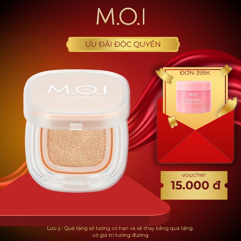 Ảnh Phấn nước M.O.I Cosmetics ICONIC Perfection Cushion phiên bản giới hạn SPF 50+/PA+++ 12g 1
