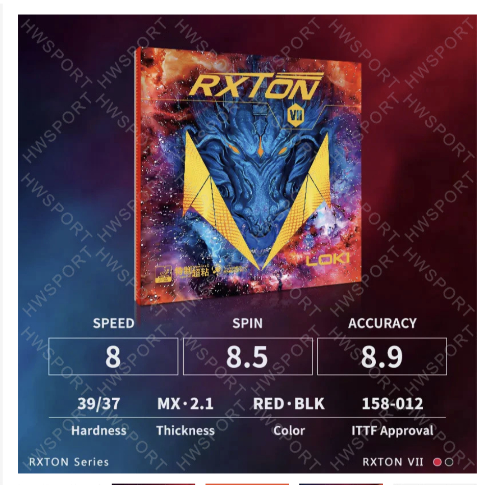 Mặt vợt bóng bàn Loki rxton VII cao cấp chất lượng cao