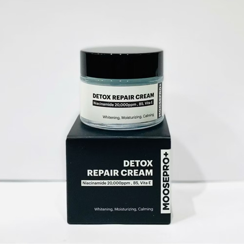 Kem dưỡng Moosepro+ detox repair cream giúp dưỡng ẩm, trắng da,50ml - hạn 2028 Hàn Quốc  IS408