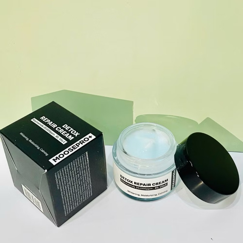 Kem dưỡng Moosepro+ detox repair cream giúp dưỡng ẩm, trắng da,50ml - hạn 2028 Hàn Quốc  IS408