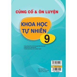 Sách - Củng Cố Và Ôn Luyện Khoa Học Tự Nhiên 9 - Dùng chung cho các bộ SGK hiện hàn - ndbooks