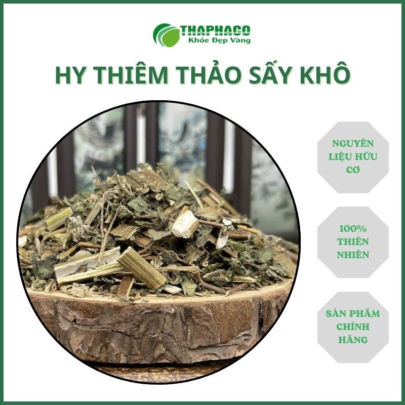 Cây hy thiêm thảo (cỏ đĩ) sấy khô hàng sạch thơm cao cấp - Túi lớn loại 1kg