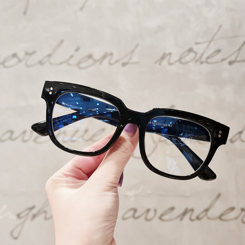Ảnh Gọng kính mắt vuông nam nữ LILYEYEWEAR chất liệu nhựa cao cấp chắc chắn kiểu dáng hiện đại màu sắc thời trang 6810 1