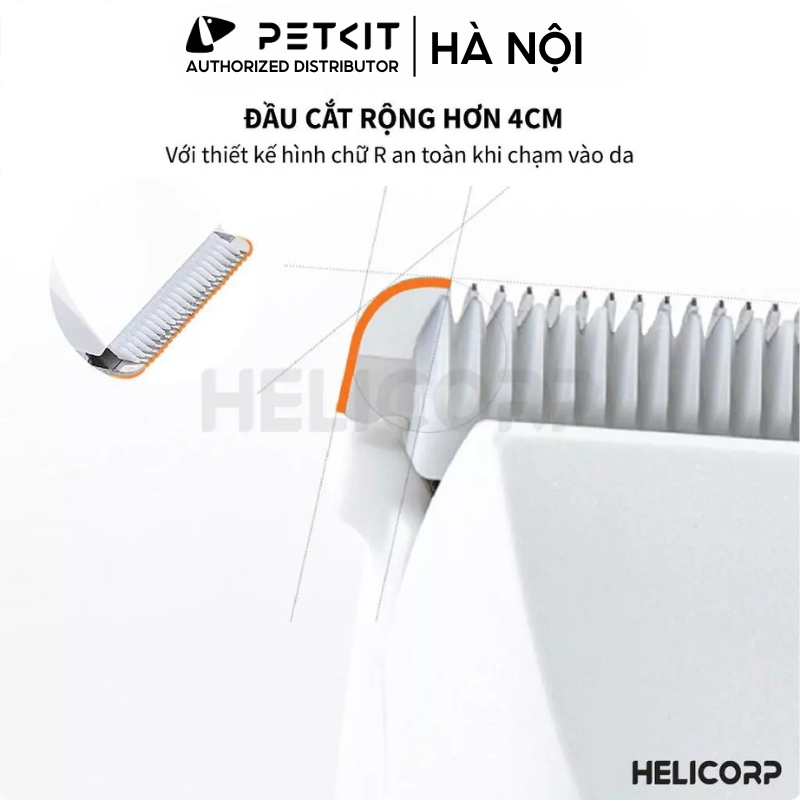 Ảnh Tông Đơ Cắt Tỉa Lông Thú Cưng PETKIT Pro 2in1 Căt Êm, Mạnh Mẽ, Pin Trâu Lên Đến 65 Phút 4