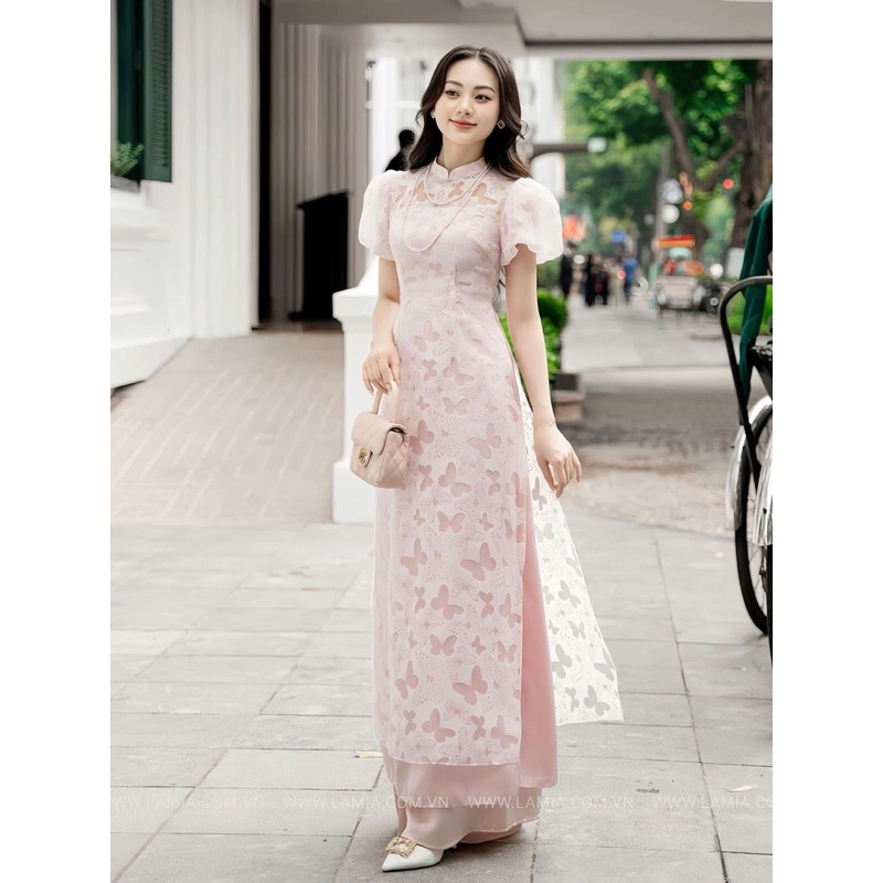 áo dài lỡ tơ 2 lớp cho nàng