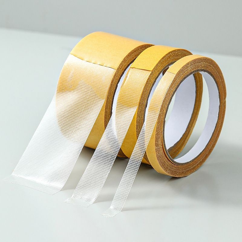 Băng keo hai mặt cố định chắc chắn 10M Lưới mờ siêu chống thấm nước Chất kết dính thảm có độ nhớt cao
