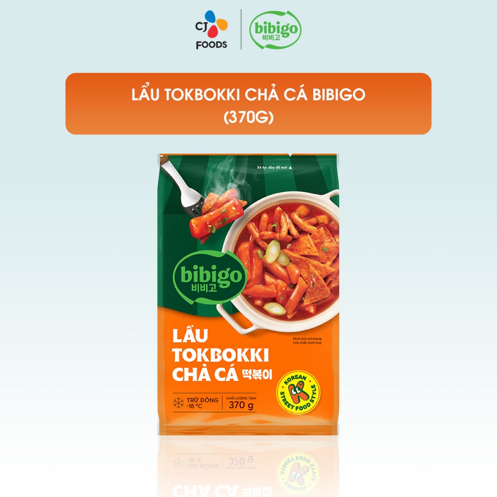 Ảnh Set Lẩu Tokbokki Chả Cá Hàn Quốc Bibigo 370g (1 gói hoặc 2 gói) 2