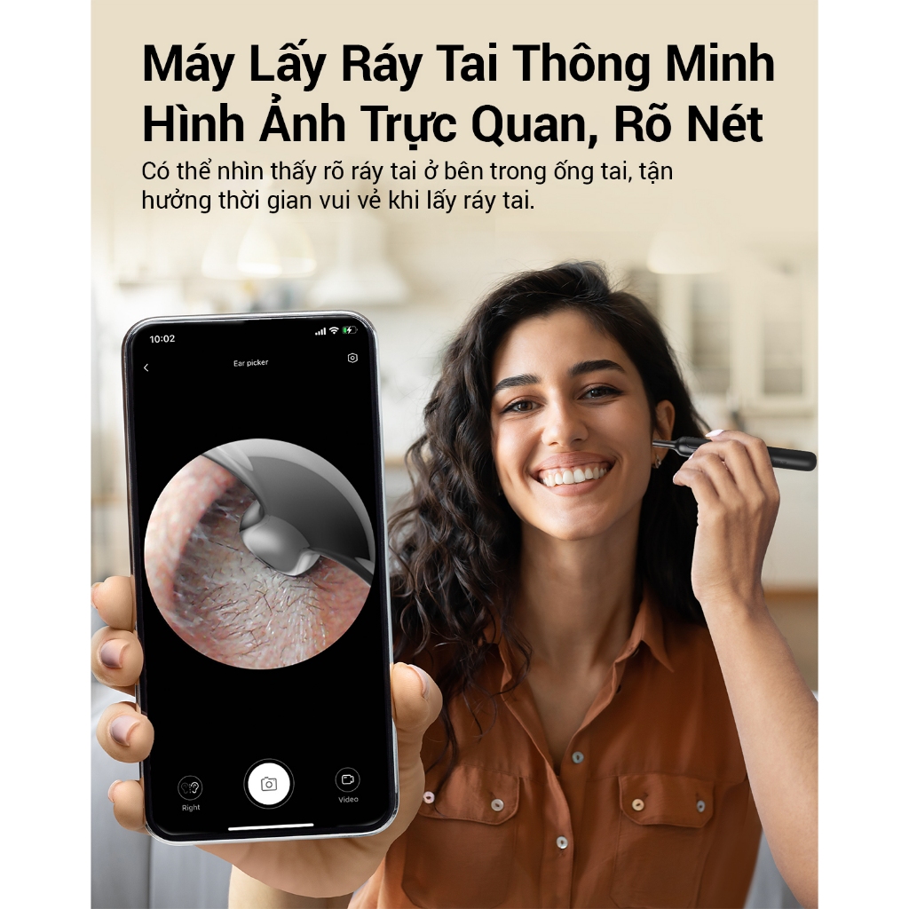 Ảnh Dụng Cụ Lấy Ráy Tai Bebird X0 4
