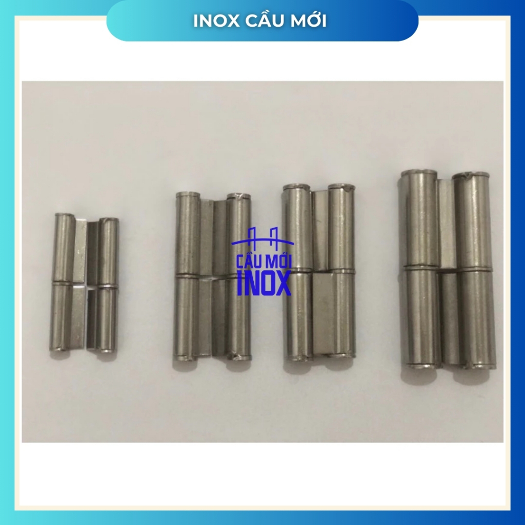 (1 cái) Bản lề cối lá ngắn, bản lề cối lá dài inox 304 phi 12,14,16,18,20,22mm chịu lực tốt