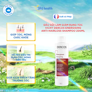 Dầu Gội Vichy Ngăn Ngừa & Giảm Rụng Tóc Vichy Dercos Anti-Hairloss Shampoo - Chai 200ml