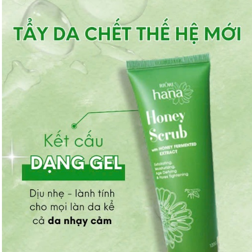 Ảnh Tẩy Tế Bào Chết Mật Ong RIORI HANA HONEY SCRUB 120g 3