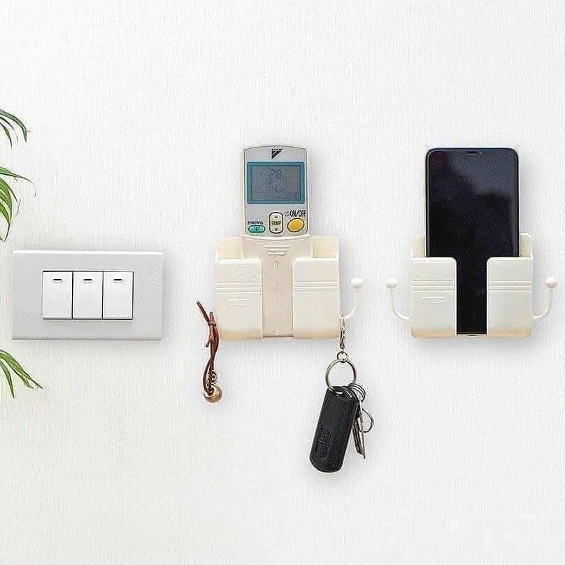 KHAY DÁN TƯỜNG ĐỰNG ĐIỆN THOẠI DÂY SẠC ĐA NĂNG TIỆN LỢI