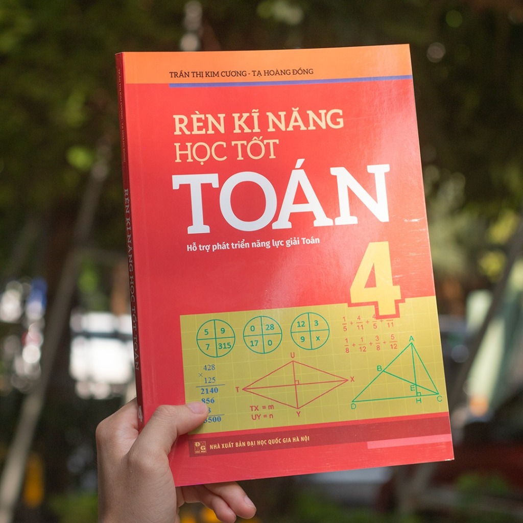 Ảnh Sách: Tổng Hợp Kiến Thức Toán Lớp 4 + Tiếng Việt Lớp 4 Từ Cơ Bản Đến Nâng Cao Cho Bé Ôn Tập 1