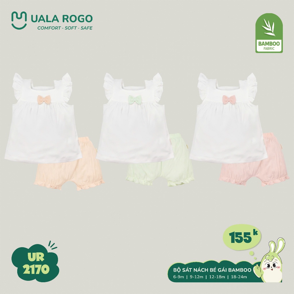 (8,5-18kg) Bộ Sát Nách, Ba Lỗ Bé Cho Bé Uala Rogo UR2170 UR2209 UR2389 UR3721 UR3851 UR2181 UR2218 UR2179 UR2186