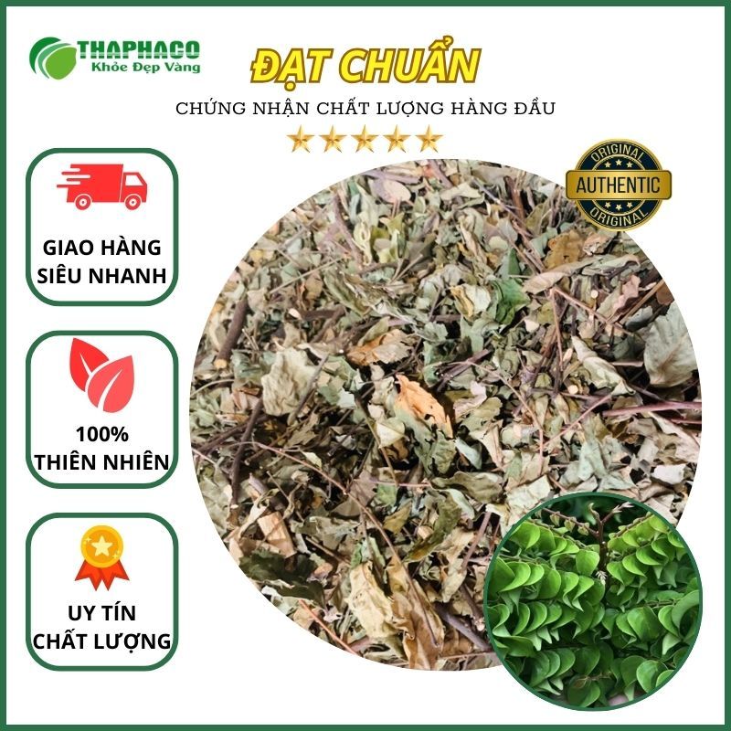 Lá khế chua sấy khô - Hàng sạch thơm giá tốt - Túi lớn loại 1kg - Thảo Dược THAPHACO