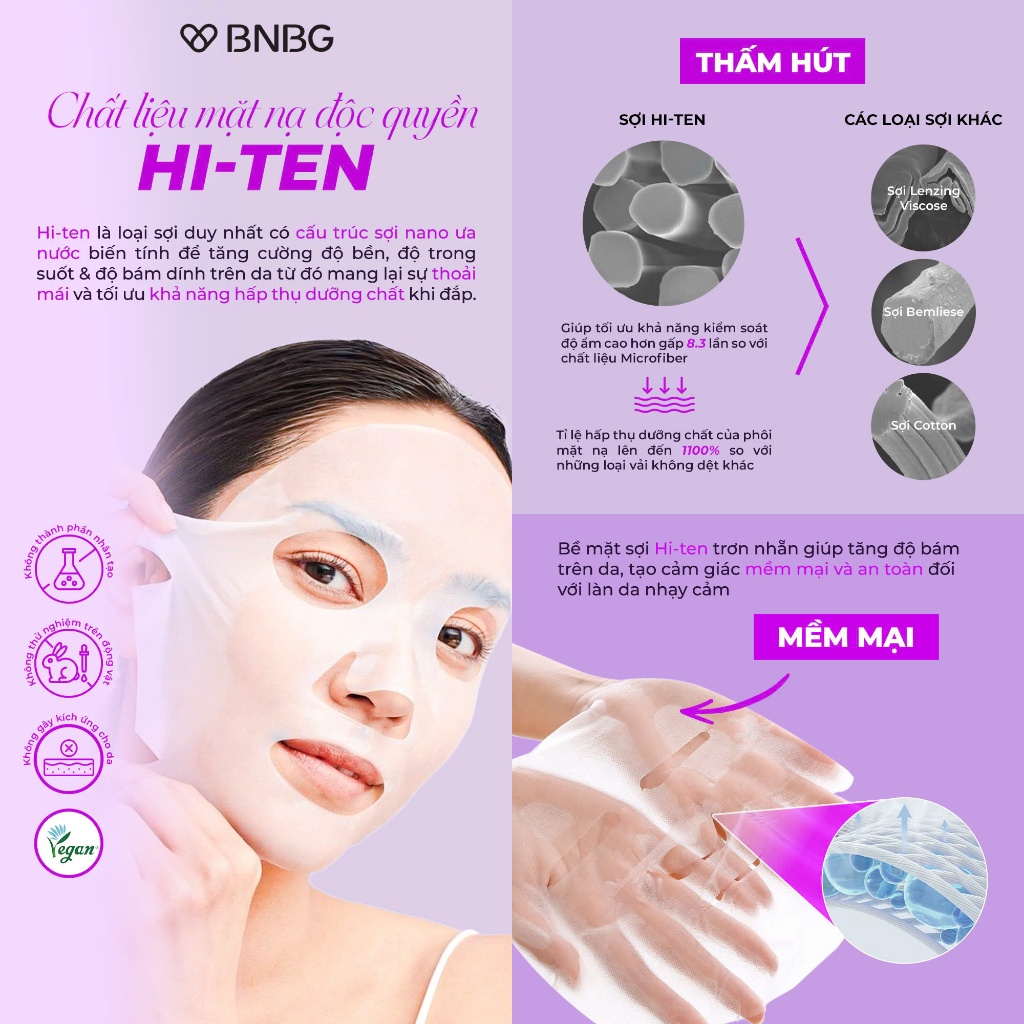 Ảnh Combo 10 Mặt Nạ BNBG Tinh Chất Hỗ Trợ Tăng Cường EXOSOME Hỗ Trợ Giảm Lão Hóa 30mlx10 4