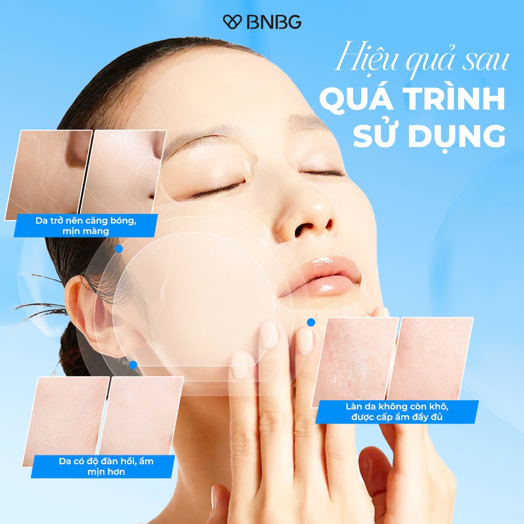 Ảnh Combo 10 Mặt Nạ BNBG Tinh Chất Hỗ Trợ Tăng Cường PDRN Hỗ Trợ Cấp Ẩm Và Căng Bóng Da 30mlx10 4
